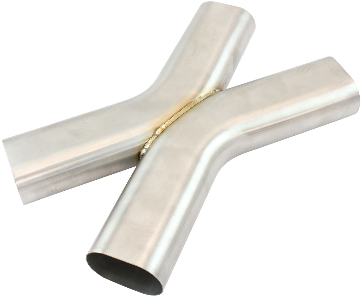 Aeroflow Stainless Steel 3" Oval Tube, X Pipe 2-1/4" H x 3-1/2" W, 1/16" Wall