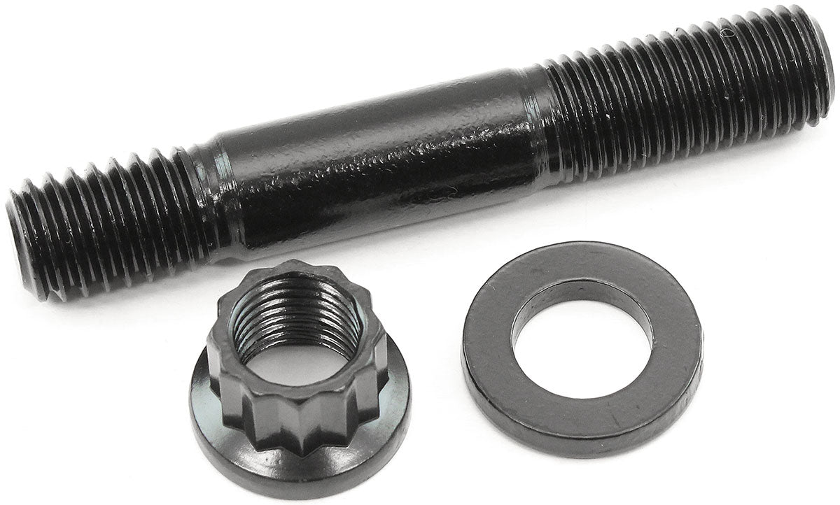 Aeroflow Small Block Chevy Oil Pump Stud Kit - Black Finish 12 Point Head and 8740 Grade Material