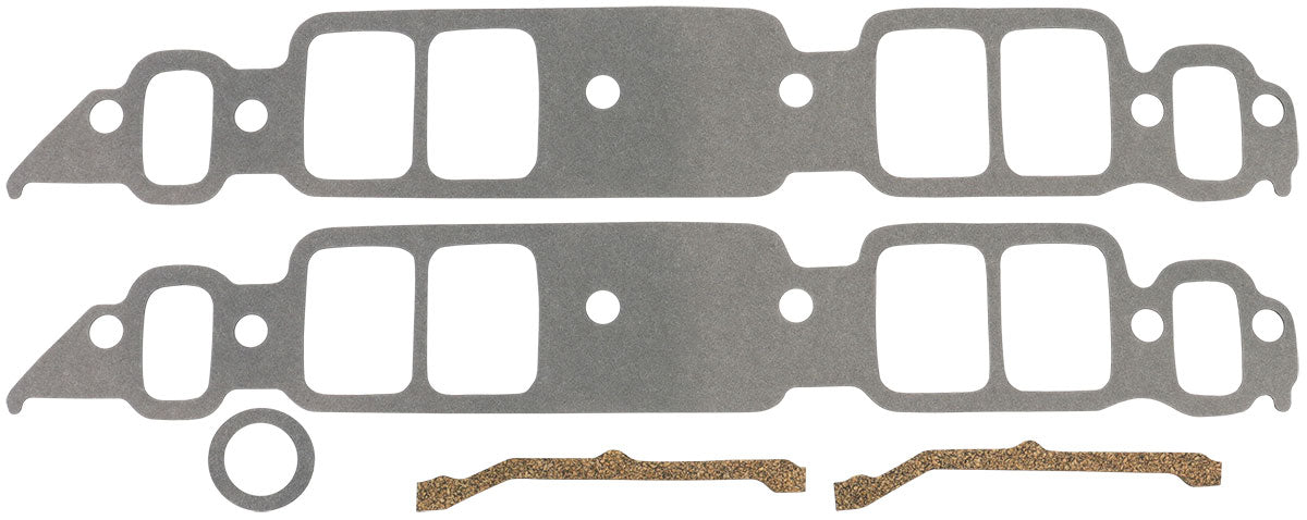 Aeroflow Big Block Chev 454 Composite Intake Gaskets 1.89" x 2.56" Port, .130" Thick
