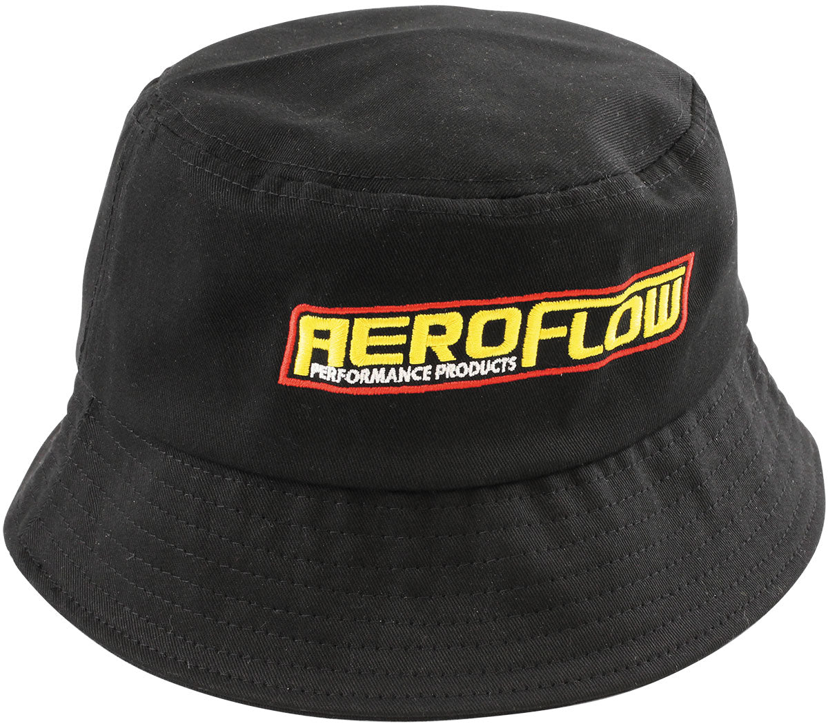 Aeroflow Bucket Hat, Large Black with Aeroflow Logo