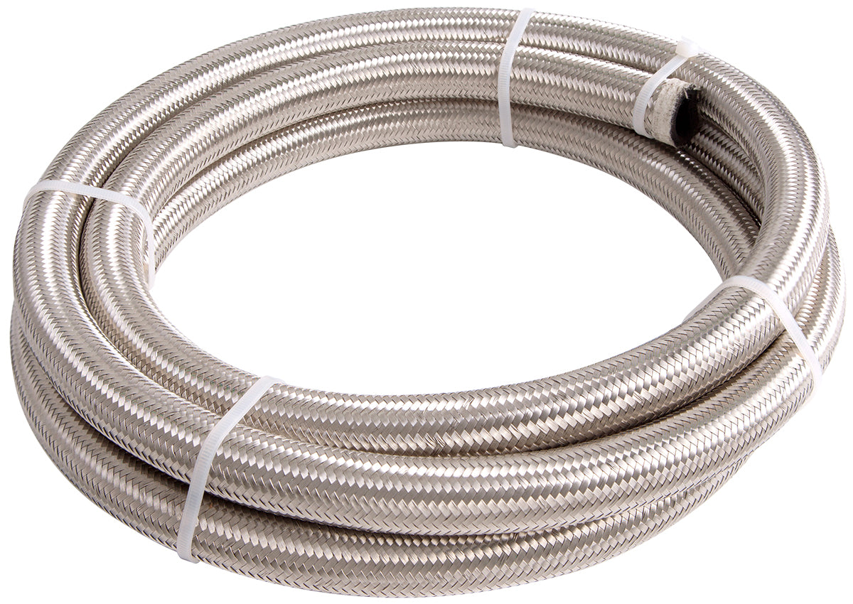 Aeroflow 100 Series Stainless Steel Braided Hose, -7AN 2 Metre Length