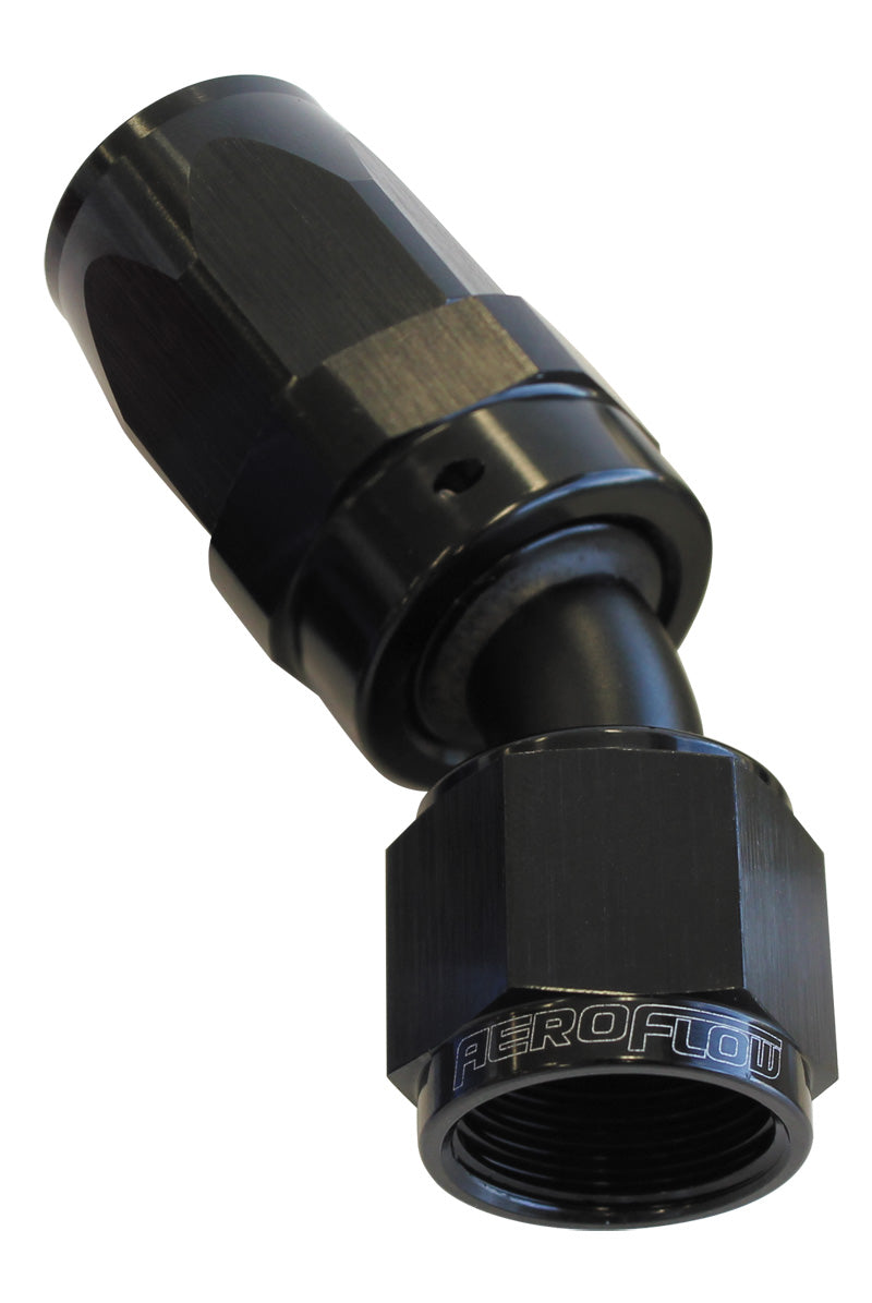 100 Series Taper 30° Swivel Hose End -12AN Black Finish. Suit 100 & 450 Series Hose