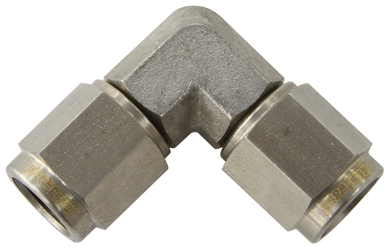 90° Female Swivel Coupler -4AN Stainless Steel