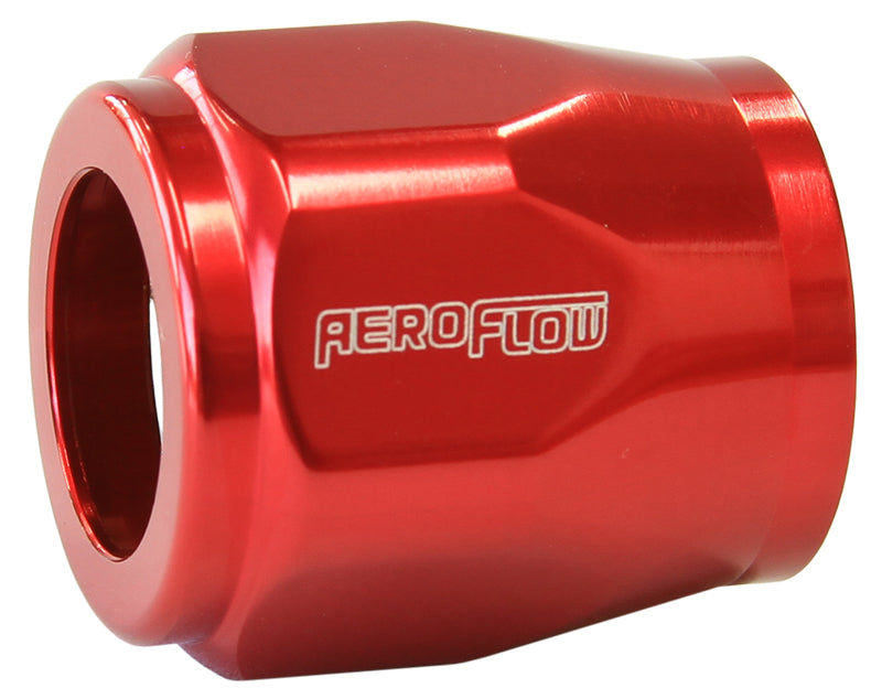 Hex Hose Finisher 13/16" (21mm) I.D Red Finish. Suits -10AN Hose