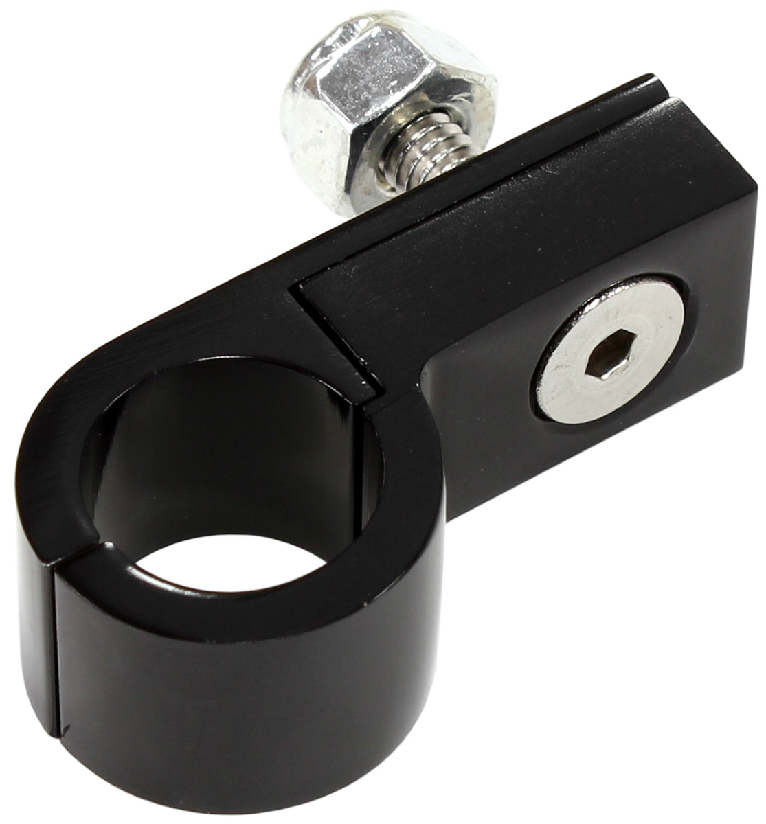 Billet Aluminium P-Clamp -10AN Black Finish