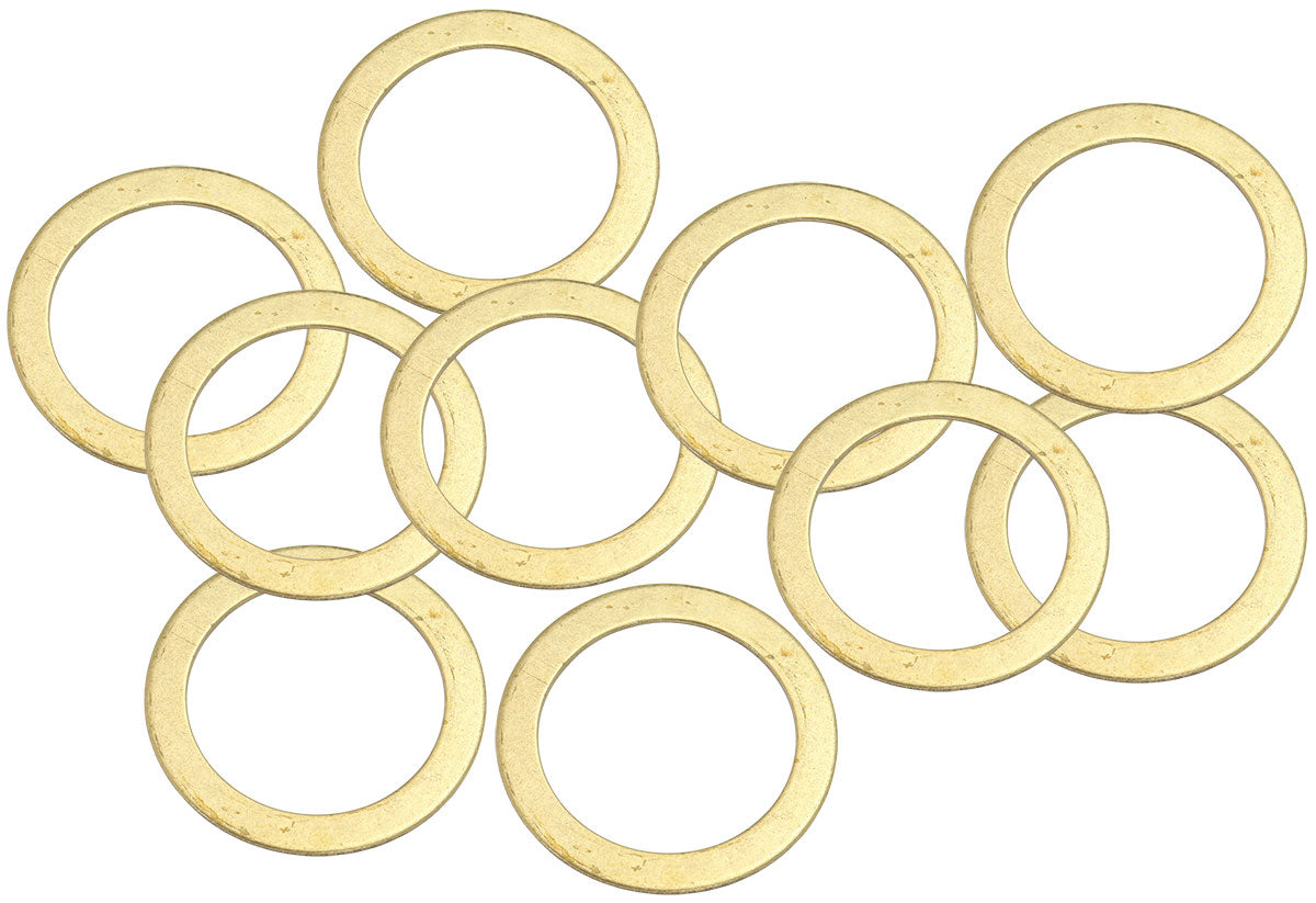 Metric Brass Washers 24mm I.D, 32mm O.D 10 Pack