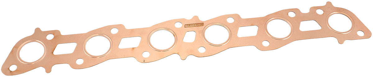Aeroflow Nissan RB30 Copper Embossed Exhaust Gasket Suit Nissan RB30 with 1.48" x 1.48" Port Size