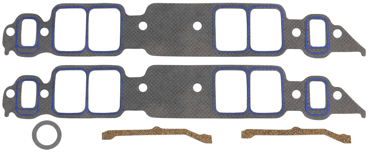 Aeroflow Big Block Chev 454 EnduraSeal Intake Gaskets 1.87" x 2.57" Rectangle Port