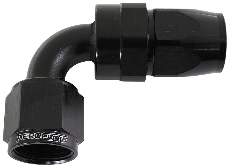 200 Series PTFE 90° Hose End -16AN Black Finish. Suits 200 & 250 Series Hose