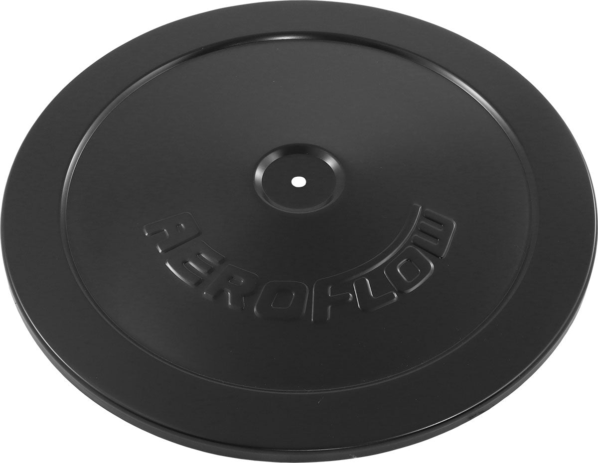 Aeroflow Air cleaner Top Plate Only Suit 11" O.D Filter, Steel Black