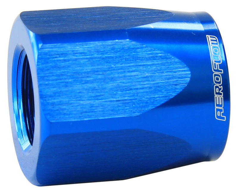 Taper Style Hose End Socket -10AN Blue Finish. Suits 100 & 450 Series Hose Ends