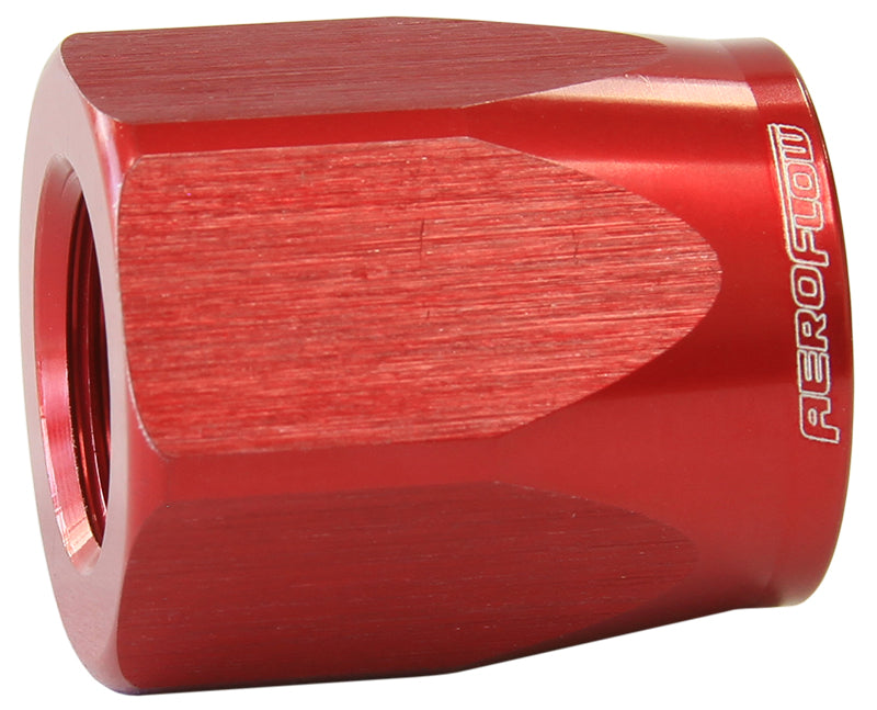 Taper Style Hose End Socket -12AN Red Finish. Suits 100 & 450 Series Hose Ends