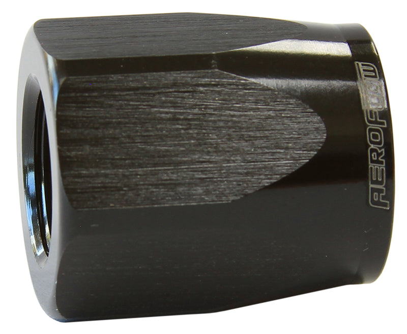 Taper Style Hose End Socket -20AN Black Finish. Suits 100 & 450 Series Hose Ends