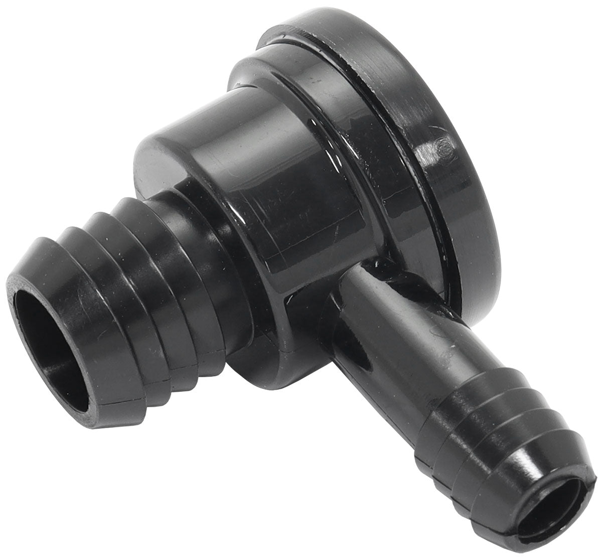 Brake Booster Check Valve Black Finish 3/8" Barb.