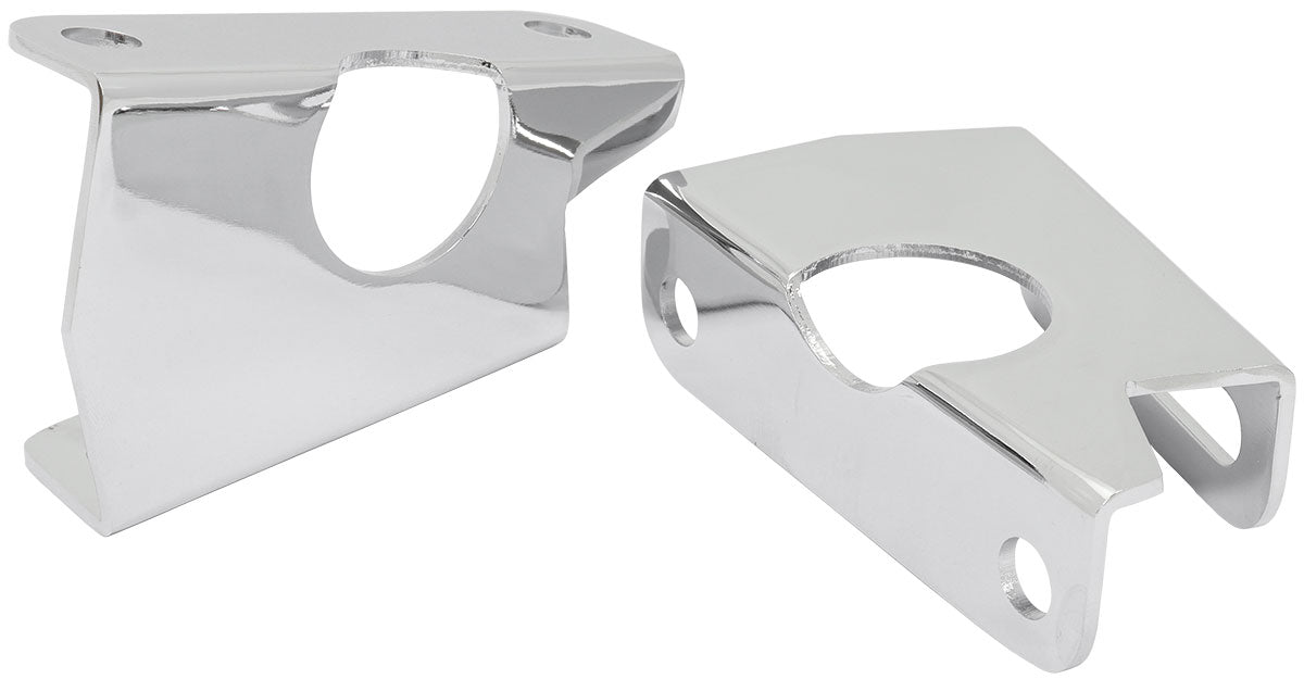 Brake Booster Angled Mounting Bracket Chrome Steel Finish
