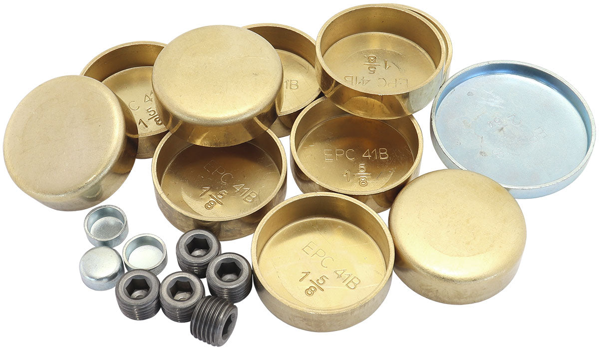 Small Block Chevy Welsh Plug Kit Brass Material