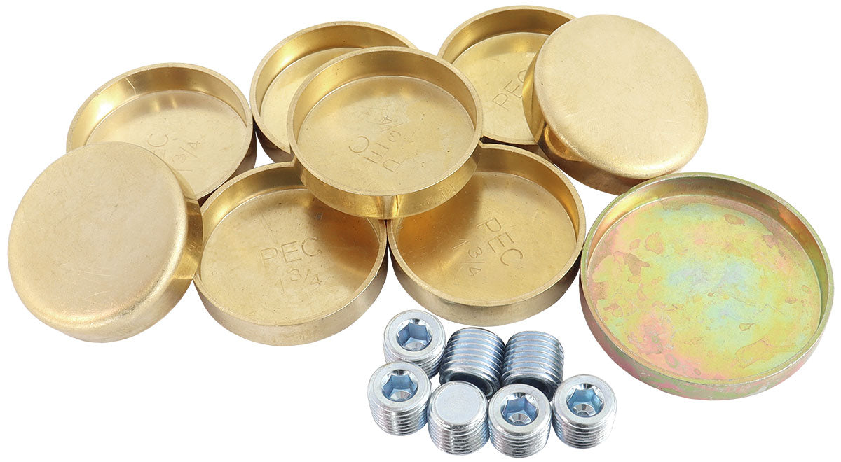 Big Block Chev Welsh Plug Kit Brass Material