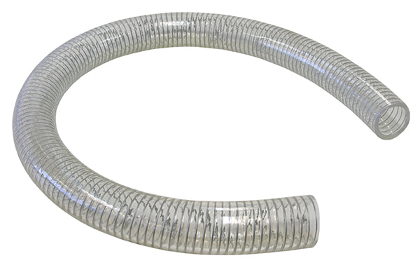 Aeroflow Reinforced Clear PVC Breather Hose, 1-1/4" I.D 6 Metre Length