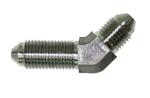 45° Stainless Steel Bulkhead -4AN