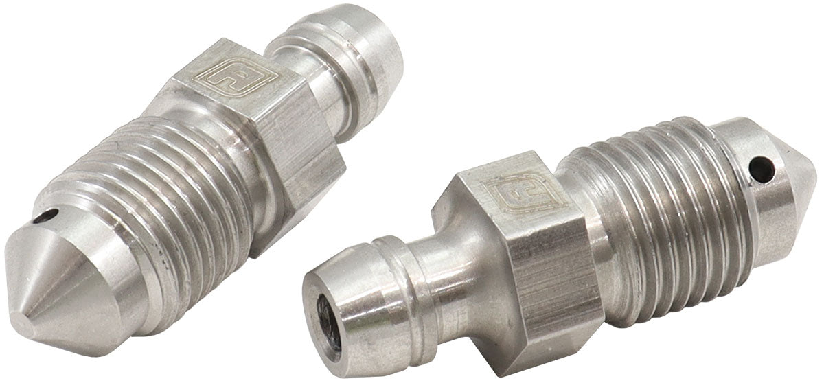 Aeroflow Stainless Steel Brake Bleed Nipples M10 x 1.00mm Sold as a Pair