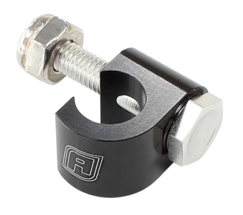 Billet Aluminium Clip Style Cable Mount Half Clamp, Black