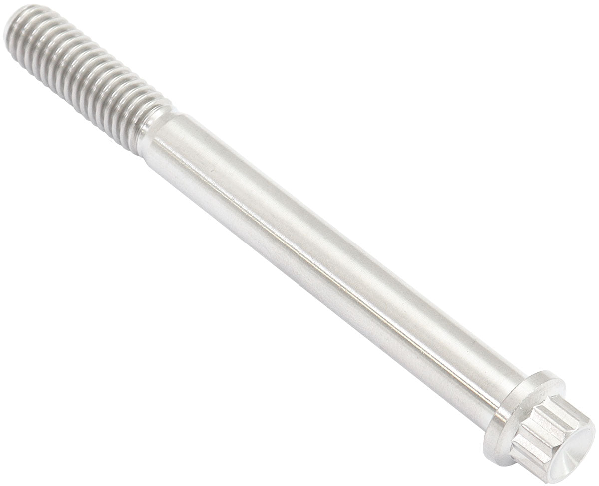 Aeroflow 5/16-18", UHL 3-1/4" Titanium Bolt 12 Point Head, Natural Finish, Sold Single