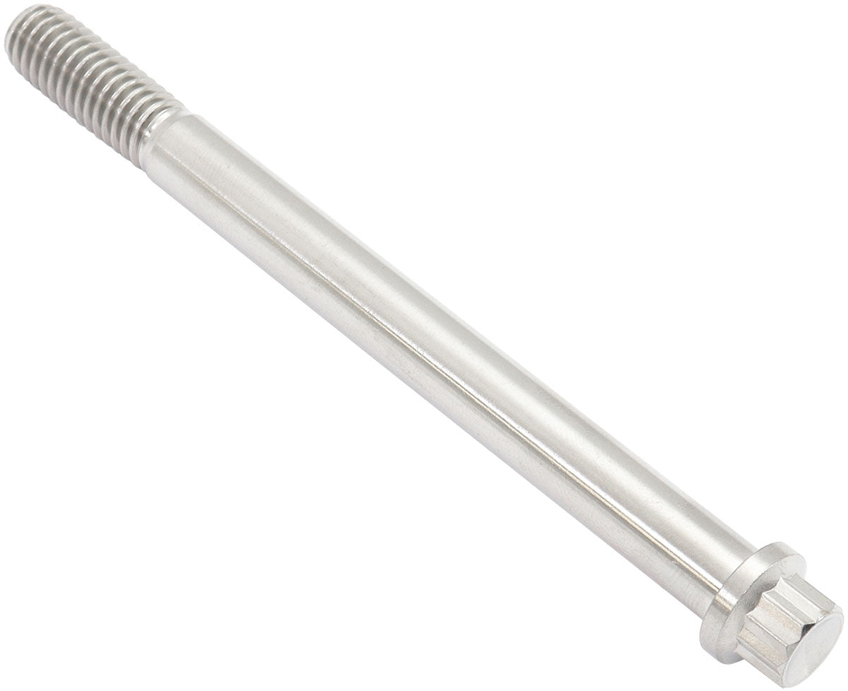 Aeroflow 3/8-16", UHL 4-1/2" Titanium Bolt 12 Point Head, Natural Finish, Sold Single