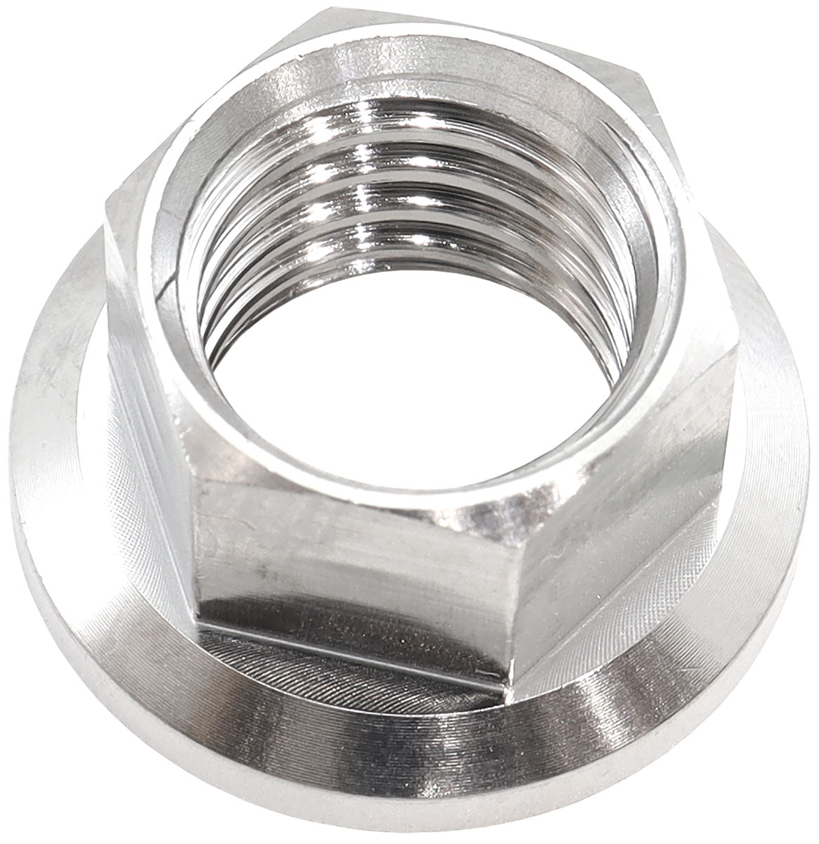 Aeroflow 1/2" Titanium Hex Nut Natural Finish, Sold Single