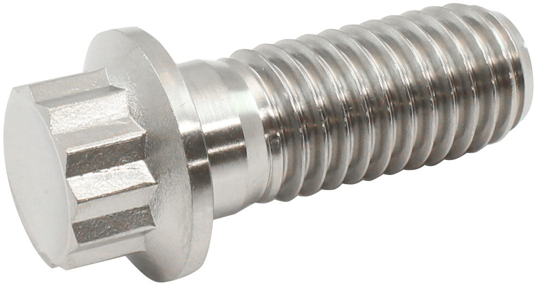 Aeroflow 1/2-13", UHL 1-1/4" Titanium Bolt 12 Point Head, Natural Finish, Sold Single