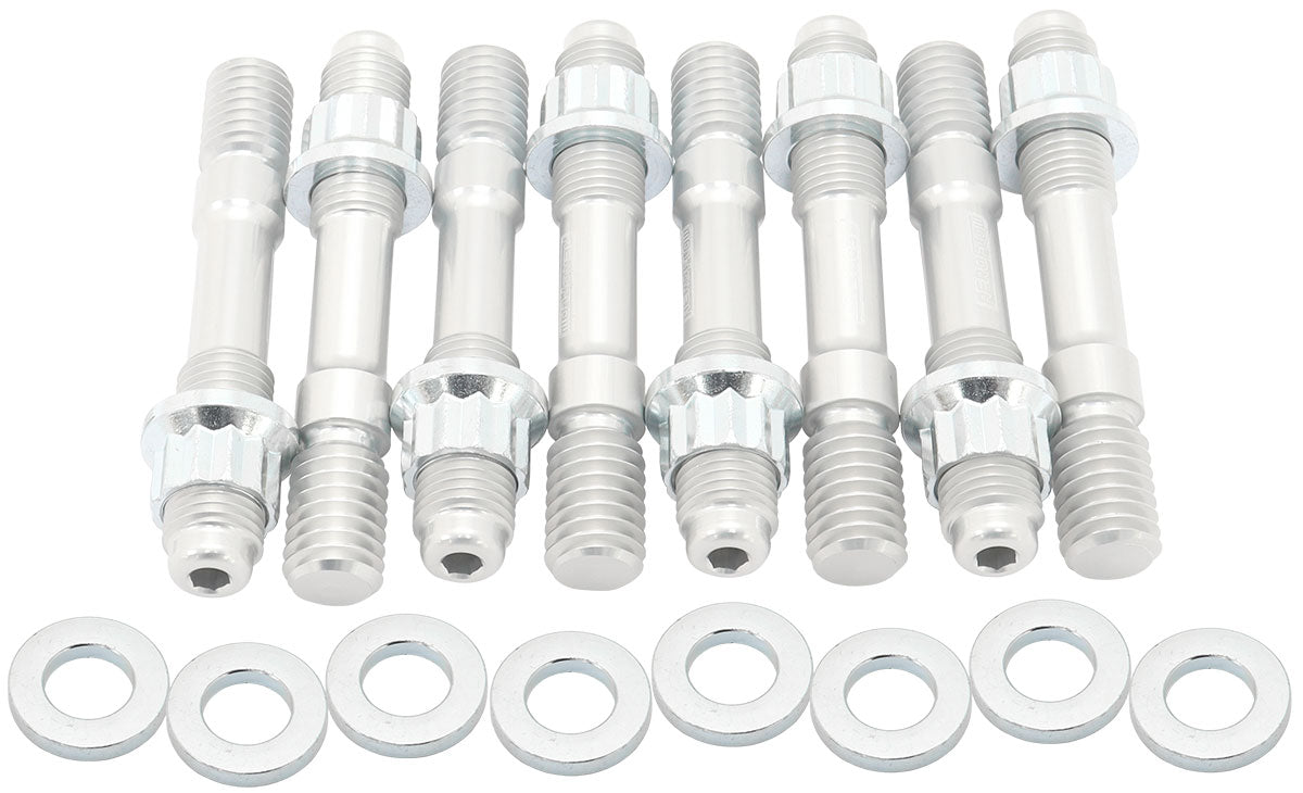 Blower Stud Kit 2.90" Total Length Silver Studs &Nuts