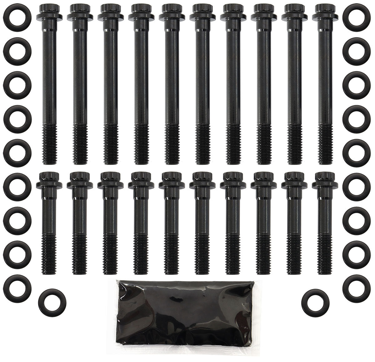 Small Block Ford 289-302 Windsor 7/16" Head Bolt Kit 12Point Head, Suit OEM and Aftermarket Cylinder Heads with 7/16" Holes, 8740 Grade Material