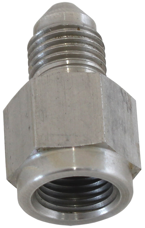 Straight Female NPT to Male AN Adapter 1/8" to -3AN Stainless Steel