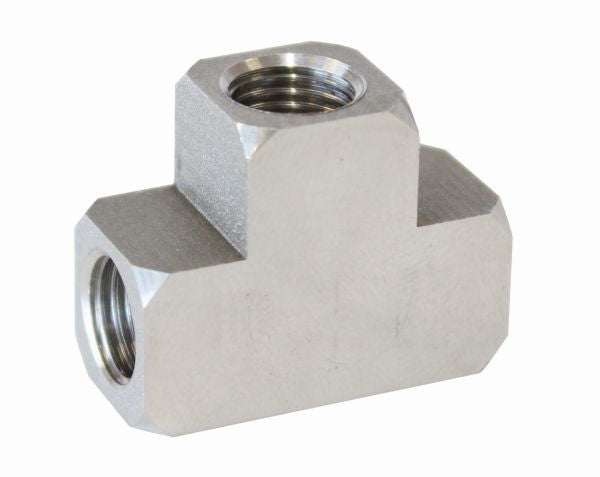 Stainless Steel Inverted Female T-Block 3 x 3/8"-24 inverted seat