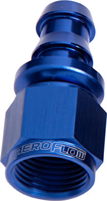 400 / 510 Series Full Flow Push Lock Straight Hose End -4AN Blue Finish. Suits 400 & 500 Series Hose