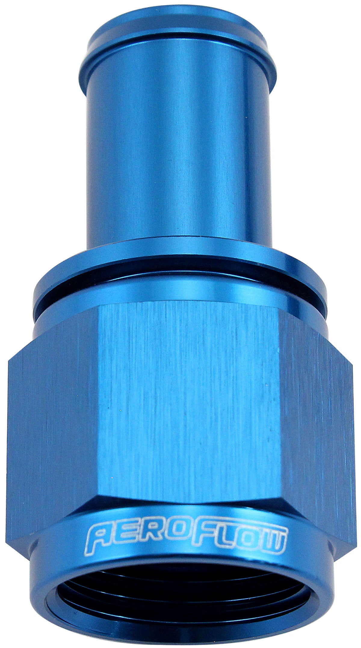 Straight Hose Barb 5/8" to -10AN Female Blue Finish