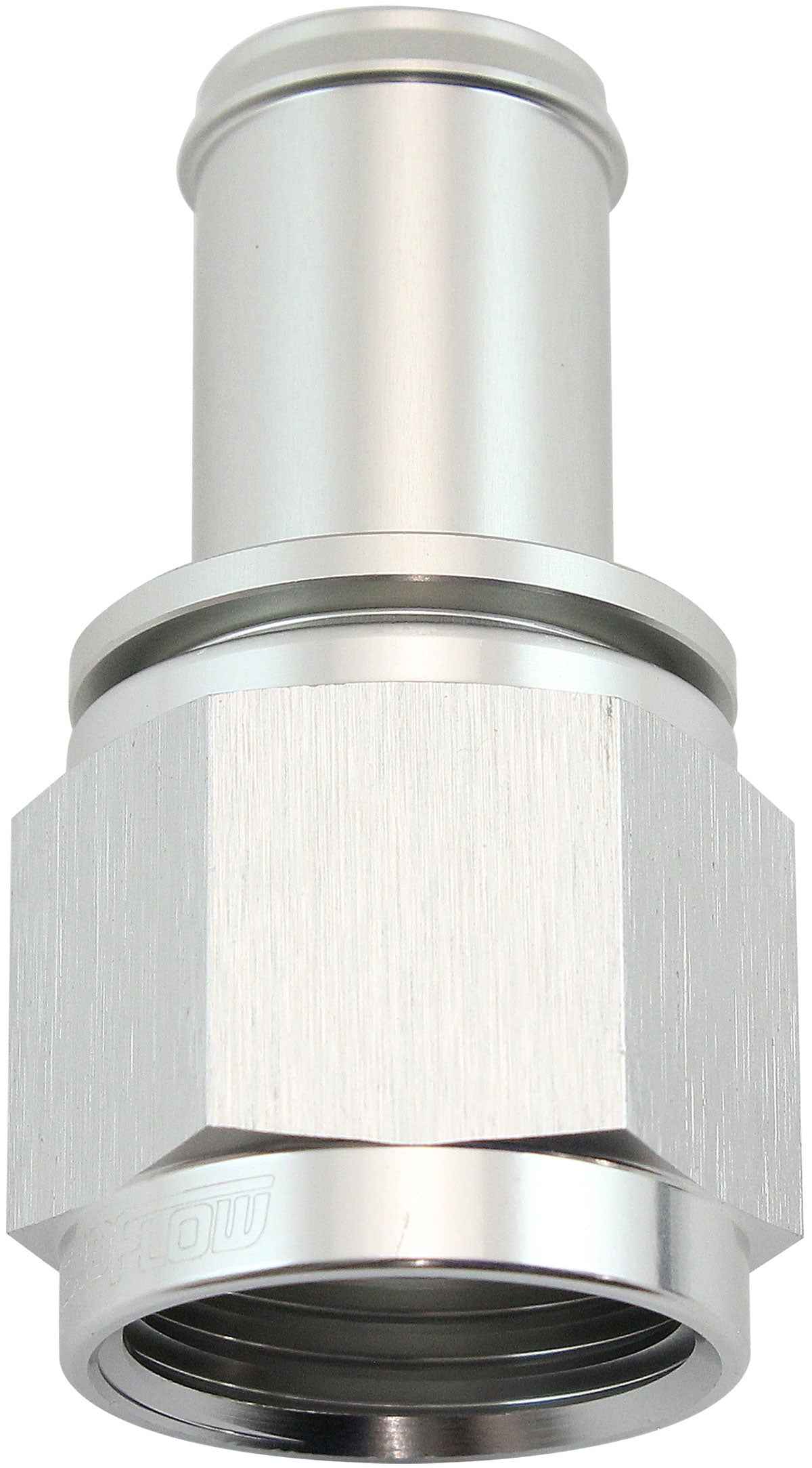 Straight Hose Barb 5/8" to -10AN Female Silver Finish
