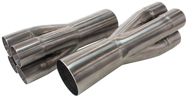Stainless Steel 4 into 1 Merge Collectors 1-3/4" Primary's into 3" Collector Outlet