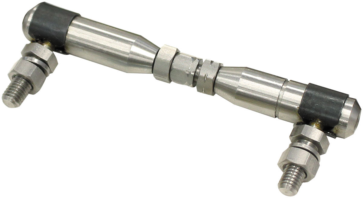 Stainless Steel Carburettor Linkage Arm Adjusts from70mm (2-3/4") to 95mm (3-3/4")