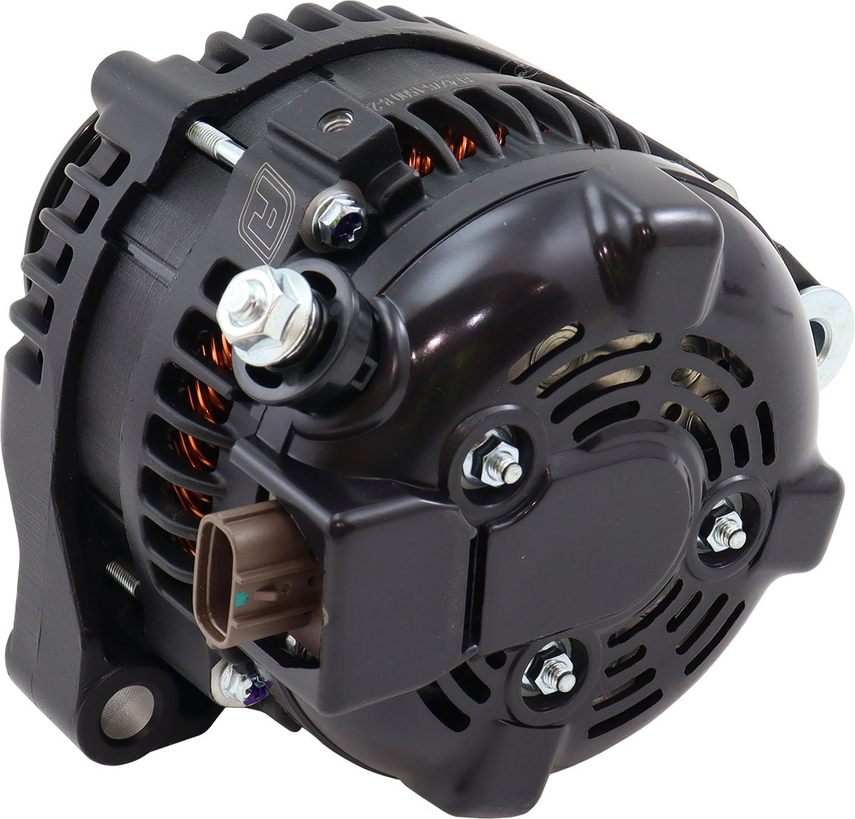 Aeroflow 170 AMP High Output Direct Fit Alternator - Black Finish Suit Toyota 1JZ and 2JZ