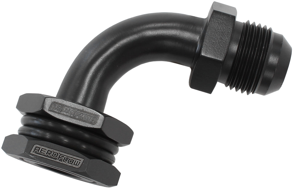 Turbo Drain Bulkhead 90°With -10AN Male