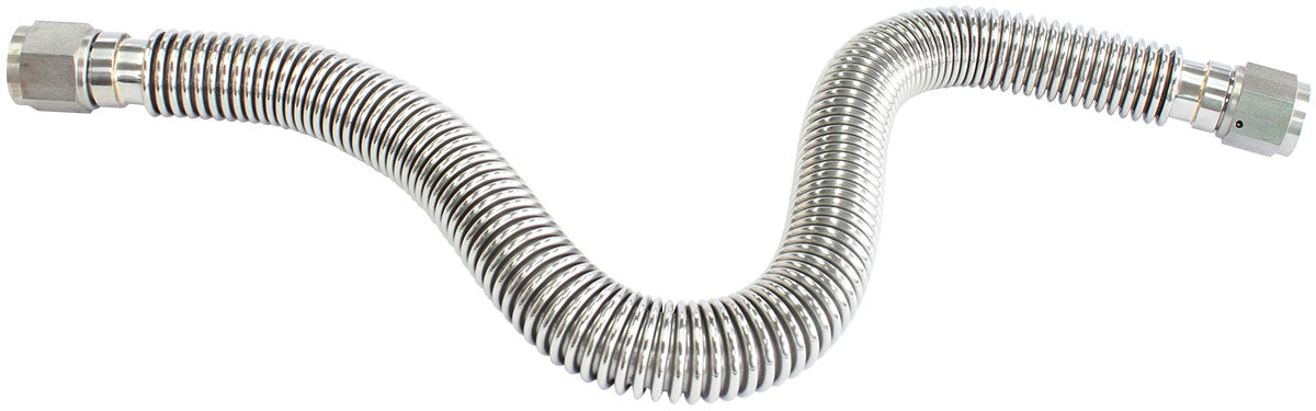 -10AN Flexible Turbo Drain Hose, 650mm Long 304 Stainless Steel. 19.5" (650mm) Overall Length