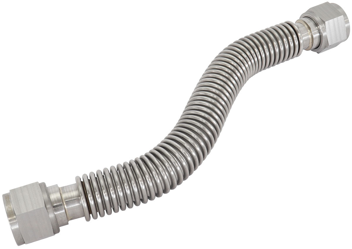 -12AN Flexible Turbo Drain Hose, 300mm Long 304 Stainless Steel. 11.8" (300mm) Overall Length