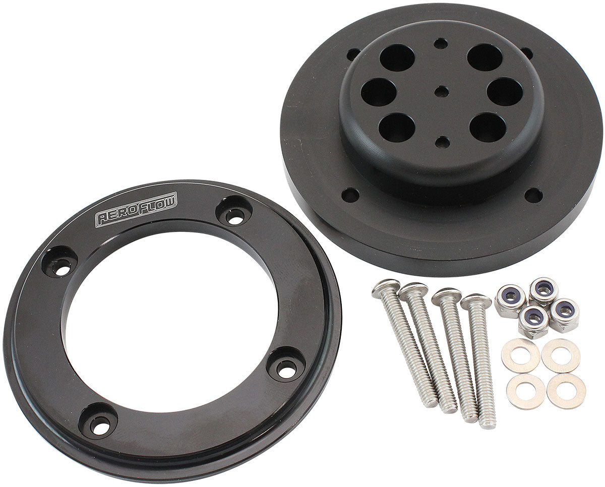 Aeroflow Ignition Wire Firewall Grommet 6 Cylinder Kit - Black Face Suit 6 x 8.5mm Spark Plug Wires