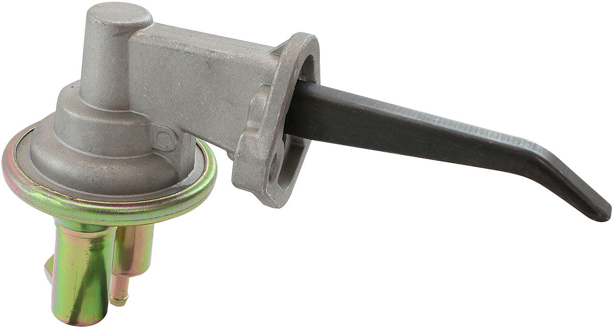 Aeroflow Small Block Chrysler 318-360 Mechanical Fuel Pump Zinc Plate Silver Finish