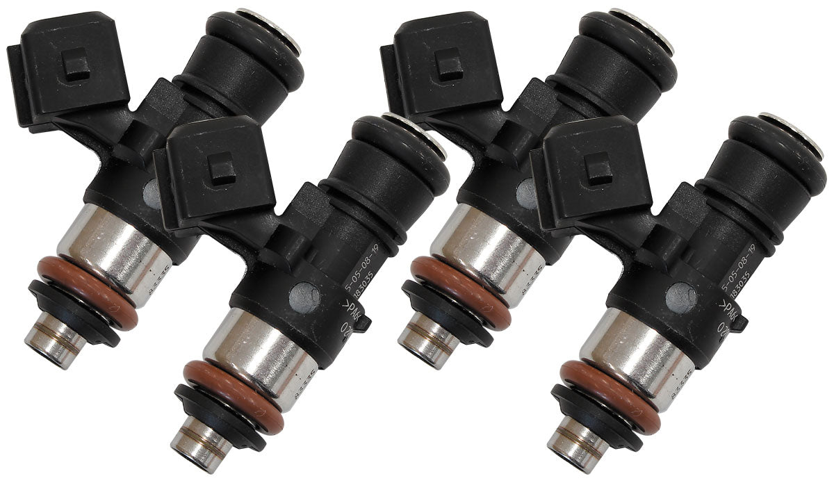 Bosch Motorsport 1462cc EV14 Short JETRONIC Flow Matched Set of 4 Fuel Injectors 1462 cc/min (132 lb/hr) @ 3 bar (43.5 psi)