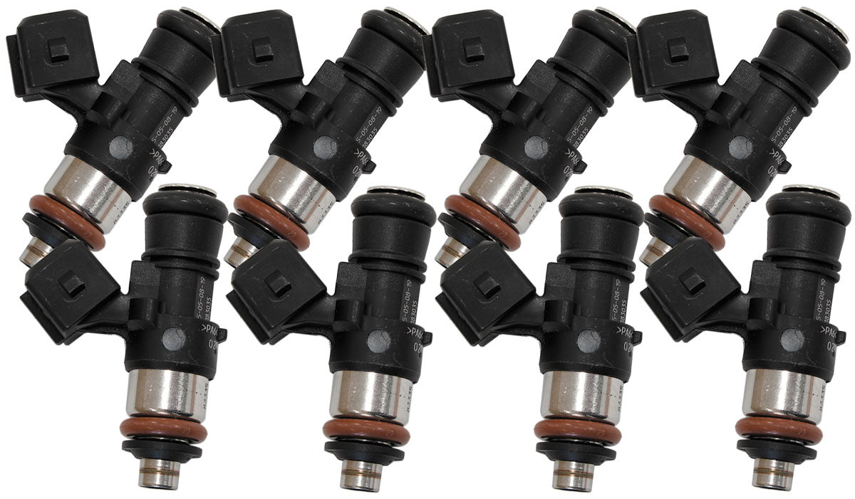 Bosch Motorsport 1462cc EV14 Short JETRONIC Flow Matched Set of 8 Fuel Injectors 1462 cc/min (132 lb/hr) @ 3 bar (43.5 psi)