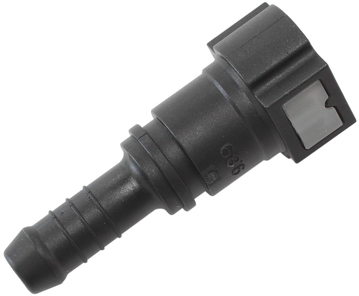 Push-On 3/8" to 3/8" (9.65mm) Straight Barb EFI Fitting