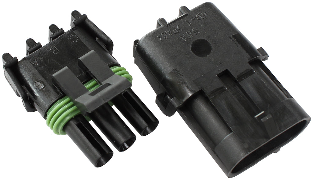 Weatherpack Connector 3 Pin Connector Suit 18-20 AWG To 14-16 AWG Wire