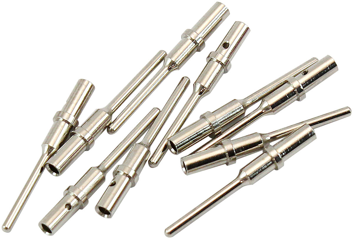 Replacement WeatherTight DTM Male Pins 10-Pack, suit 20AWG Wire