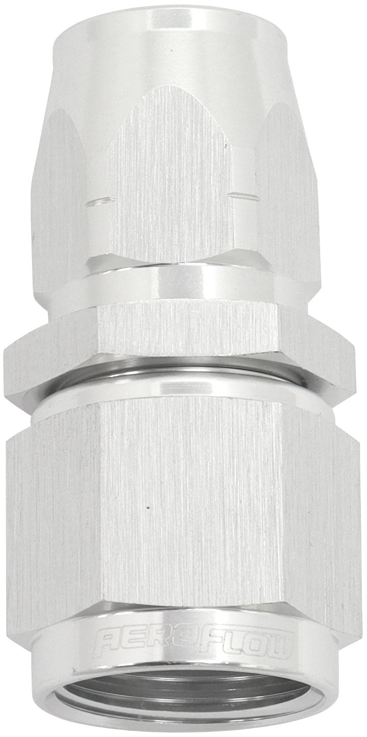 550 Series Cutter Style One Piece Straight Stepped Hose End -8AN to -6 Hose Silver Finish. Suits 100 & 450 Series Hose